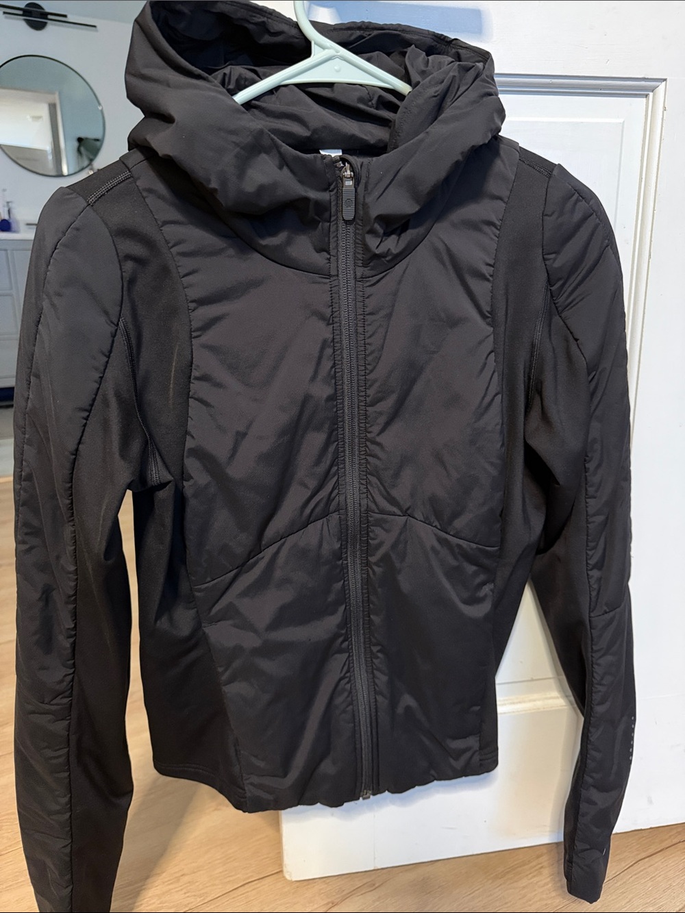 lululemon athletica Black Hooded Zip-Up Jacket